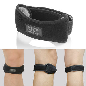 Soporte de rodilla de neopreno ajustable, estabilizador de rótula, cinturón de retináculo, material plástico - Product Image 6
