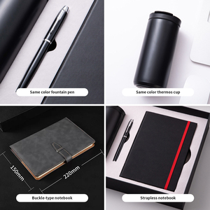 Cuaderno de Cuero Verde Personalizado, Set de Regalo Corporativo, Bloc de Notas Recargable, Artículos Promocionales de Regalo Empresarial al por Mayor, Cuaderno con Bolígrafo - Product Image 4