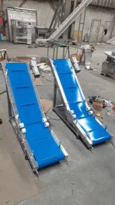 Z type ascenseur vertical fruits nourriture légume grain escalade produit fini système de bande transporteuse à emporter pour sacs d'emballage - Product Image 4