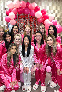 Pyjama en satin de soie pour femme avec logo personnalisé, prêt à être expédié, ensemble de pyjama de mariée, pyjama cadeau, pyjama <span class=keywords><strong>Luge</strong></span> - Product Image 2