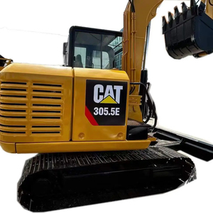 Mini-excavatrice Caterpillar CAT 305.5E d'occasion 5,5 tonnes |   Excavatrice certifiée CE et EPA avec godet Kubota - Product Image 1