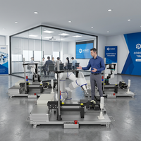 Station de travail universelle TEPKOBOT Desktop Cobot compatible avec le bras robotisé MG400 CR3 E6, plateforme de formation en laboratoire