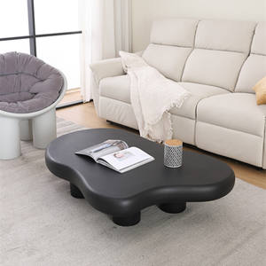 Mesa de centro de forma Irregular de estilo nórdico para sala de estar, muebles de diseño moderno, mesa lateral de crema, gran oferta - Product Image 3