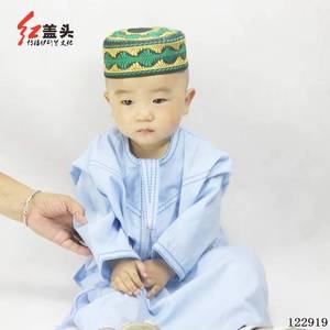 Ropa Tradicional Infantil 2025, Túnica Antiestática de Dubái para Niños Árabes de Omán, para el Ramadán - Product Image 2