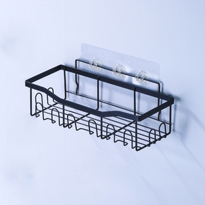 Dual-Tier Modern Stainless Steel <strong>Shower</strong> Caddy Shelf Wall-Mounted Soap Holder Storage for Bathroom and <strong>Kitchen</strong> - Product Image 3