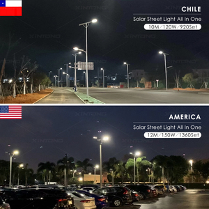 No False Wattage <b>Solar</b> Street <b>Light</b> XINTONG Low Price All-in-one <b>Solar</b> Street <b>Light</b> <b>System</b> All in One Led Street <b>Light</b> - Product Image 3