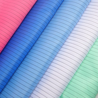 Fabricant de tissu antistatique de sécurité ESD en taffetas de polyester pour salle blanche pour vêtements de laboratoire
