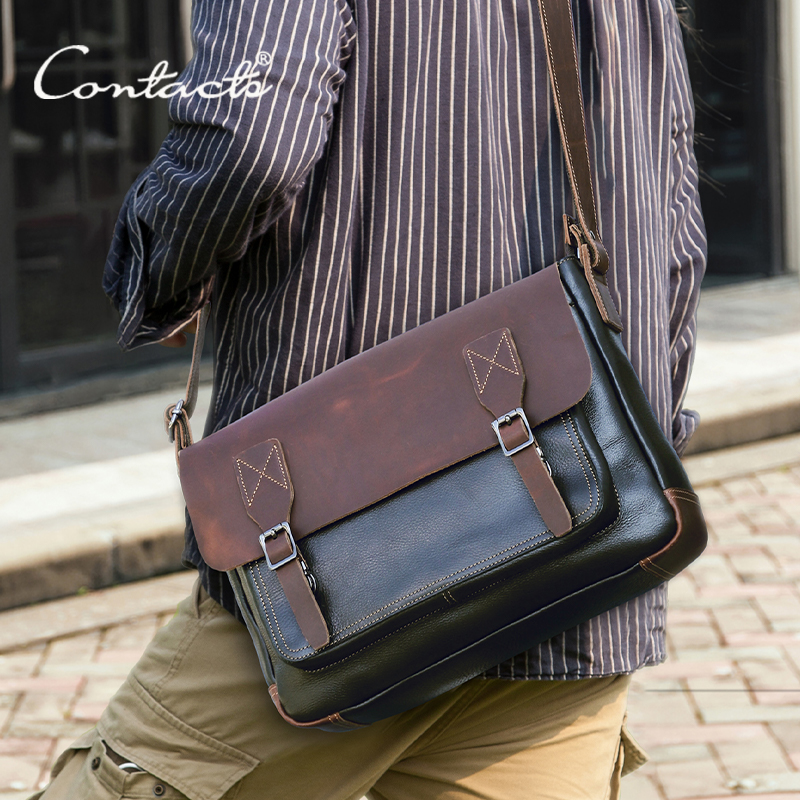 Контакта портфель с несколькими отделениями 14 дюймов, для офиса, Сумка для путешествия сумка кожаная сумка для ноутбука