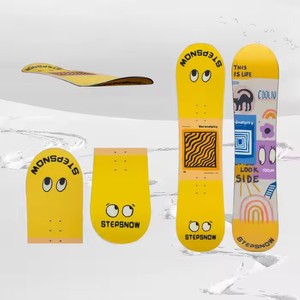 Venta directa de fábrica de Snowboard para niños europeos, importación de borde de acero para niños y adultos, <span class=keywords><strong>Material</strong></span> de madera, estilo libre, uso de esquí de invierno - Product Image 1