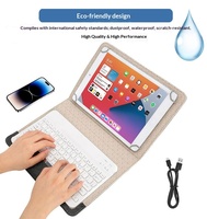 Étui de protection universel pour tablette ELGZ avec clavier magnétique intégré et design détachable pour tablettes de 7/8/10 pouces