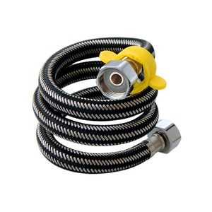 Manguera trenzada de acero inoxidable Zimani de 1/2 pulgada, flexible, para calentador de agua de inodoro, tubería de suministro de alta presión - Product Image 2