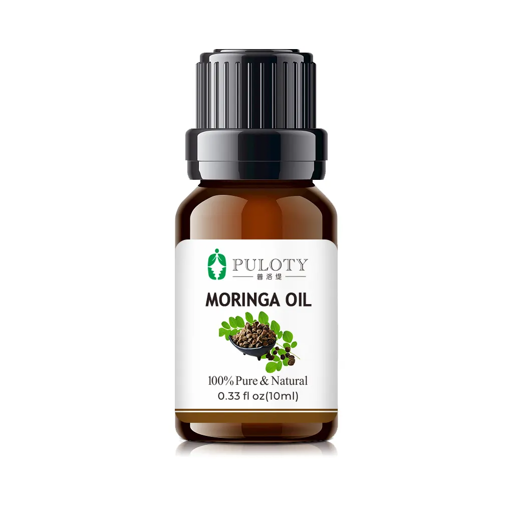 Aceite esencial para el cuidado del cabello, producto en oferta del fabricante, aceite de semilla de Moringa a precio a granel