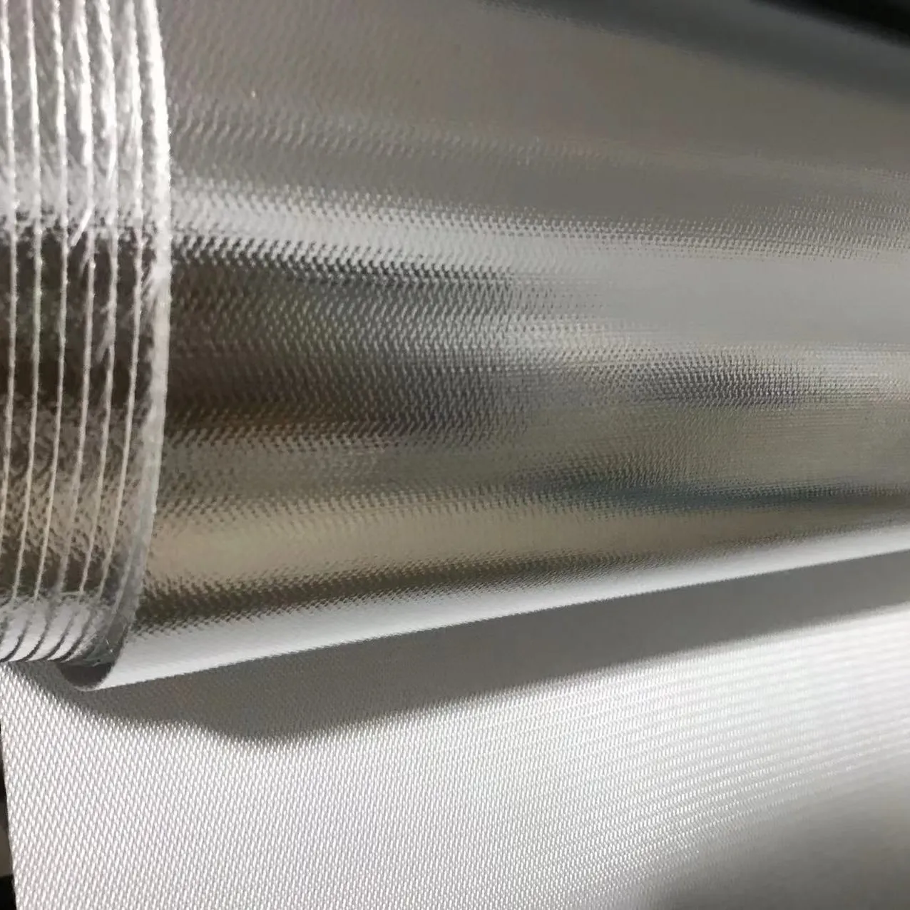 Jishun-tela de fibra de vidrio recubierta de papel de aluminio, impermeable, a prueba de agua, ignífuga, aislamiento térmico