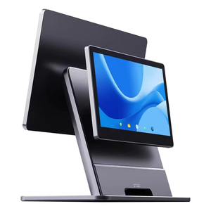 Portátil Dual Screen Touch Sistema POS com Leitor de Cartão All-in-One Caixa Registadora para Restaurante Solução Fácil Pagamento - Product Image 2