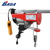 Palans électriques neufs certifiés ETL BADA PA500B 500 lb/1100 lb 120 V avec télécommande et câble métallique