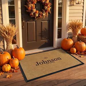 EIFFEL HOME Coconut Fiber Modern Farmhouse Doormat Rectangle Machine Washable Indoor Welcome Mat for Entryway Kitchen Hallway - Product Image 1