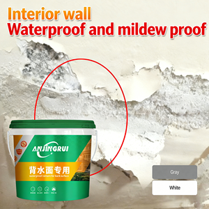 Revêtement imperméable anti-infiltration puissant et résistant à l'humidité pour la réparation des surfaces de refoulement et des fuites des murs et plafonds de sous-sol - Product Image 1