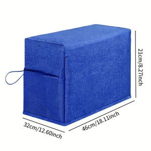 Housse de machine à coudre en gros sur le thème de la couture avec poches de rangement, protection contre la poussière et les poils d'animaux - Product Image 3
