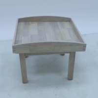 Meubles de centre d'activités pour enfants, chaises en bois massif pour garderie, tables à jouets, tables carrées à quatre pieds