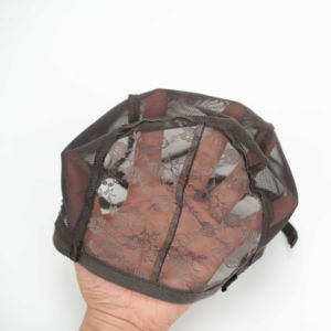 Bonnet de perruque élastique de haute qualité avec dentelle frontale 4*4 13*4, sangle réglable, vente en gros pour la fabrication de perruques, bonnets en filet de dentelle - Product Image 3