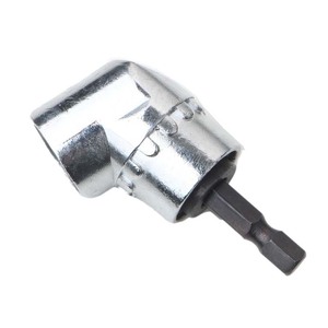105 Degree Corner Screwdriver <b>Bit</b> Extension Rod 45 Steel Silver Finish For Electric <b>Drills</b> And Screwdrivers - Product Image 2