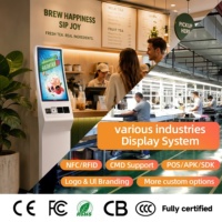 Layar Digital Signage Lengkung 32"-55" Solusi Periklanan Android Windows Mobile untuk Merek Ritel Kelas Atas Layar Lengkung