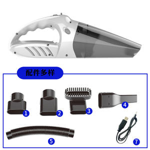 Aspiradora Inalámbrica para Auto con Múltiples Boquillas, Función Húmedo/Seco, Funciona con Batería, Uso Doméstico - Product Image 1