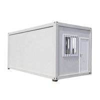 Maison conteneur pliable de type Z de 20 pieds, maison préfabriquée portable pour bureau mobile, immeuble de bureaux, hôtel, design moderne, écologique