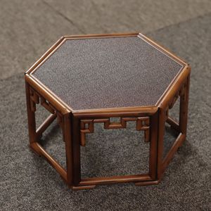Soporte de Bambú Hecho a Mano con Diseño de Ojo de Fénix, Estilo Nubes Auspiciosas y Montañas Lejanas, para Orquídeas y Bonsáis Miniatura de Planta de la Dulce Bandera - Product Image 4