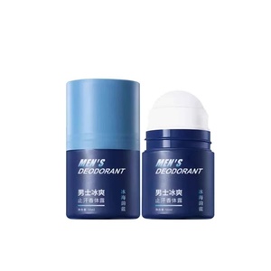 Unisex organic fragrance body clear roll-on deodorant