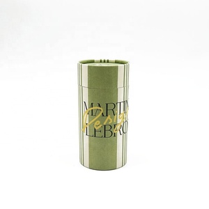 Cylindre en carton recyclable de qualité supérieure, taille personnalisée, imprimé avec couvercle, pour la vente au détail et la vente en gros - Product Image 3