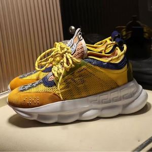 Chaussures de créateur de haute qualité, mode homme et femme, baskets Versache Chain Reaction, tenues décontractées, chaussures de sport de luxe, chaussures de marche - Product Image 5