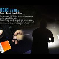 IMALENT BG10 Lanterne LED Bick Torch Light Lampe de poche LED pour vélo avec écran OLED et faisceau beaucoup plus large