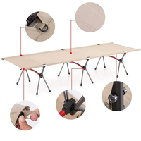Lit de camping lit pliant portable lits pliables pour adultes et enfants dormant