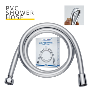 Tuyau de <span class=keywords><strong>douche</strong></span> <span class=keywords><strong>flexible</strong></span> en PVC argenté de 1,5 m, <span class=keywords><strong>anti</strong></span>-<span class=keywords><strong>torsion</strong></span>, design moderne, tuyau de <span class=keywords><strong>douche</strong></span> <span class=keywords><strong>flexible</strong></span> de haute qualité pour salle de bain, douchette - Product Image 1