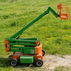 Nouveau modèle très demandé : Nacelle élévatrice articulée électrique autopropulsée Rong Yu JT-GZ0406, hauteur <span class=keywords><strong>de</strong></span> travail 4-22m, bras hydraulique courbé - Product Image 1