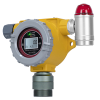 Detector de Gas Metano CH4 Industrial Fijo en Línea con Protección IP66, Pantalla LCD y Valores de Alarma Ajustables