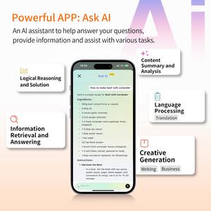 Grabadora de Voz con IA Aomago, Compatible con Control por Aplicación, Suscripción, Transcripción y Resumen para Conferencias, Reuniones y Llamadas, con 64 GB de Memoria - Product Image 5