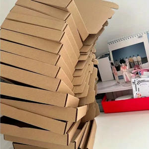 Custom Corrugated Board White Cartons Mailing <b>Moving</b> Shipping <b>Boxes</b> with Printing <b>Cardboard</b> Packaging Folder Type - Product Image 2