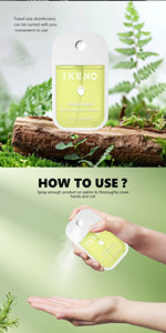 Desinfectante de Manos Conveniente al por Mayor OEM, Logotipo Personalizado, 45 ml, Desinfectante Hidratante Perfumado en Aerosol, Novedad 2026 - Product Image 5