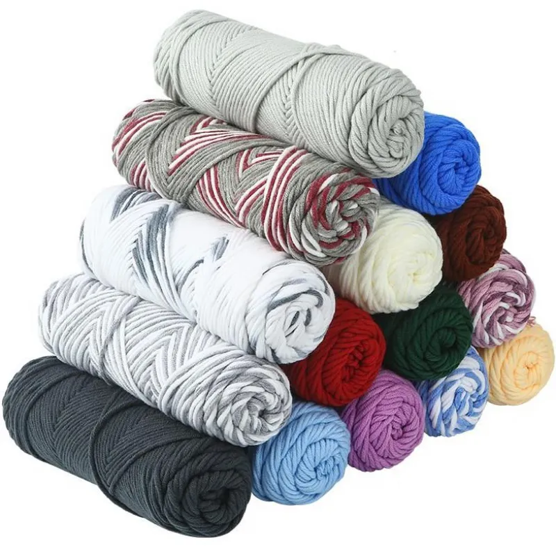 Fantasia 8ply 100g hilo acrilan filo acrilico in lana acrilica filo uncinetto filato uncinetto per bambini in acrilico per maglieria a mano