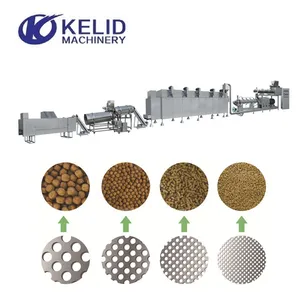 High Efficiency Floating Fish Food Making Machine Feed Extruder Processing Machinery