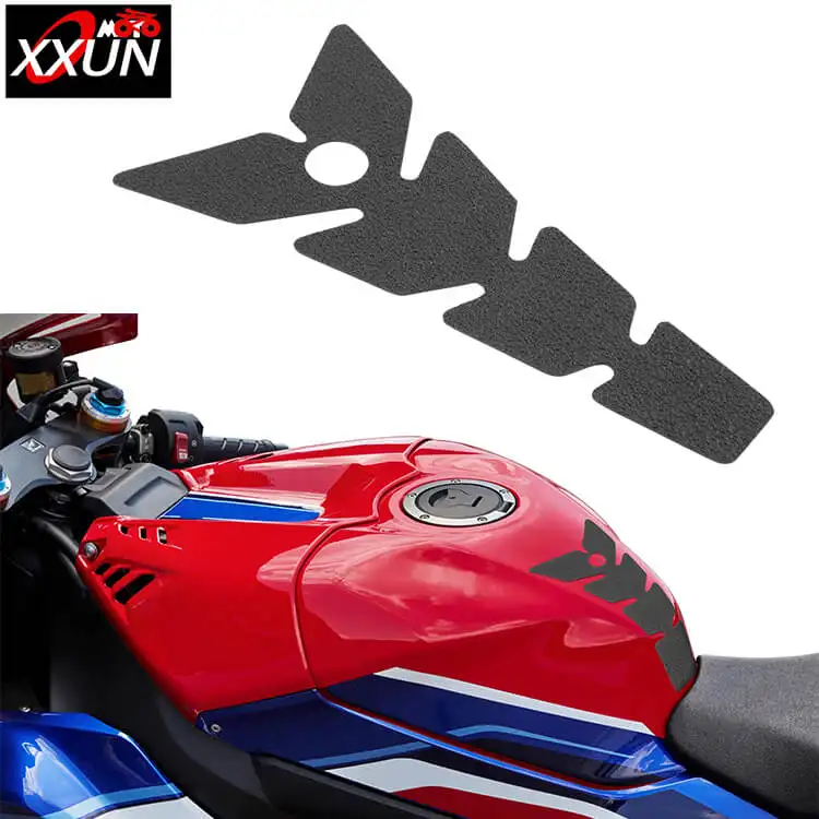 XXUN Motorrad-Kraftstoffbehälter Pad-Aufkleber Aufkleber für Honda Yamaha BMW Kawasaki Suzuki Motorrad Traktion Fisch Knochen universell passend