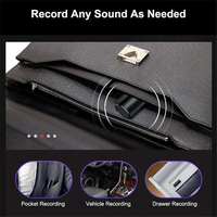 Enregistreur vocal numérique portable mini HD avec réduction de bruit, activation sonore magnétique, petit enregistreur audio pour conférences