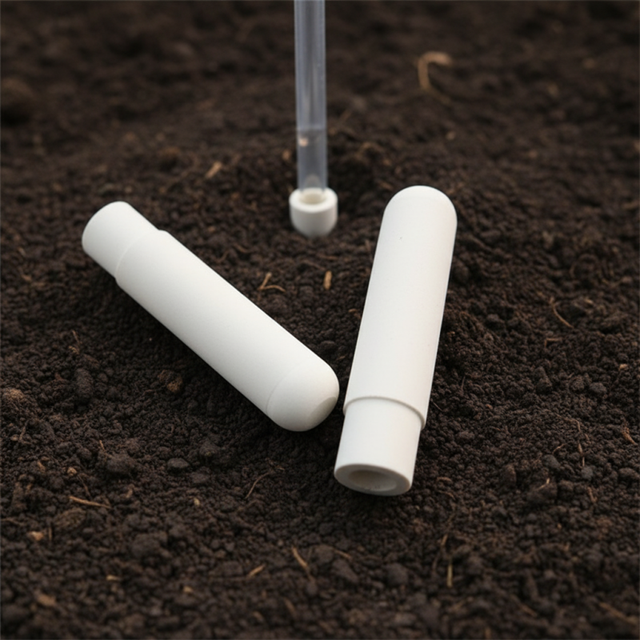 Porous Alumina Ceramic Tip Agricultural Irrigation Monitoring Soil Tensiometer Replacement Cup