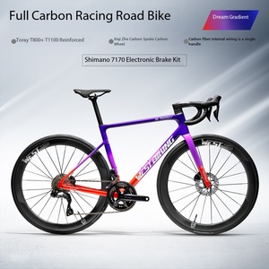 <span class=keywords><strong>Bicicleta</strong></span> de <span class=keywords><strong>Carretera</strong></span> de Fibra de <span class=keywords><strong>Carbono</strong></span> Completamente Ensamblada con Frenos de Disco, Horquilla con Suspensión, Diseño Listo para Usar, 3 Tamaños (150-178cm) para Ciclistas - Product Image 1