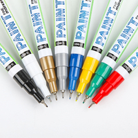 Gxin G-865A Chine Prix d'usine Vente en gros LOGO personnalisé Muti-Color pointe extra fine Set de stylos marqueurs de peinture blanche avec clip