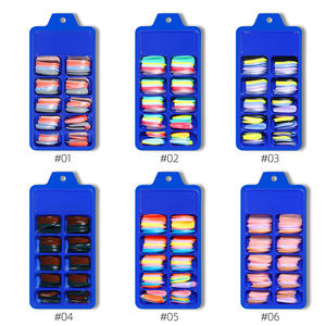 Oferta: 100 Uñas Postizas de Bailarina Largas en Colores Variados, Uñas de Ataúd de Cobertura Completa para <span class=keywords><strong>Mujer</strong></span> - Product Image 1