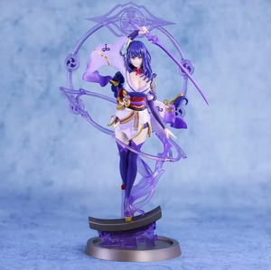 Figura de Gnehsin Xiao Hutao Klee <span class=keywords><strong>Ganyu</strong></span> Paimon de 2.76-10.24 Pulgadas, Linda Figura de Chica, Modelo de <span class=keywords><strong>Genshin</strong></span>, Juguete de PVC de Dibujos Animados, Escala 1/12, con Ventilador - Product Image 1