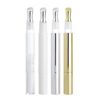 Tubes de 3ml aluminium or argent pour crème de massage pour les yeux Bouteilles d'emballage vides pour sérum essence huile baume à lèvres gel pour cheveux maquillage